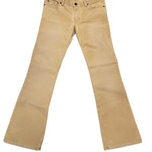 Abercrombie & Fitch Cordory Tan Women Jeans